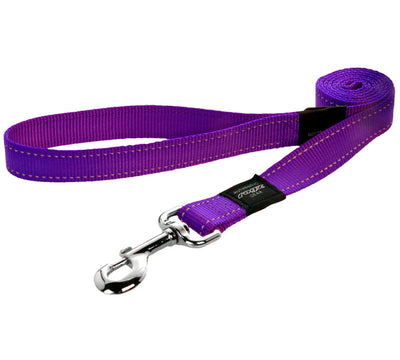 Rogz Utility Lead For Dogs - Fanbelt 20mm 1.4mtr - Purple