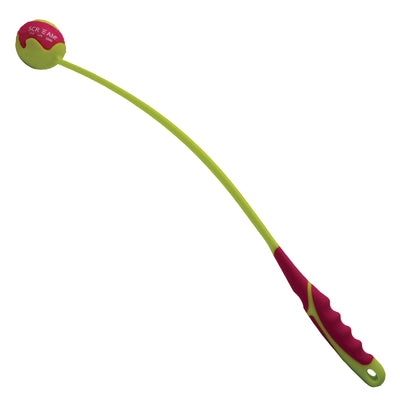 Scream Deluxe Grip Ball Launcher Medium 65cm Loud Green/Pink