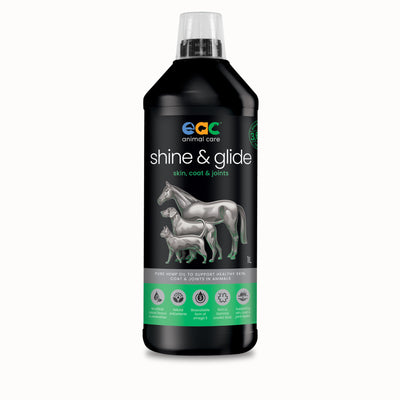 EAC Shine & Glide Hemp Oil for Dogs, Cats & Horses 1ltr