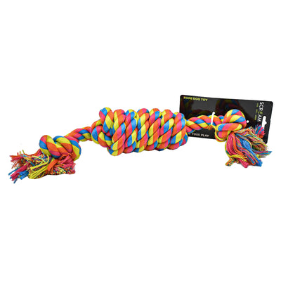 Scream Rope Dog Toy Bon Bon 51cm