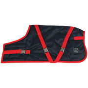 ZEEZ Supreme Dog Coat Navy Stone/Red - Size 16 (41cm)