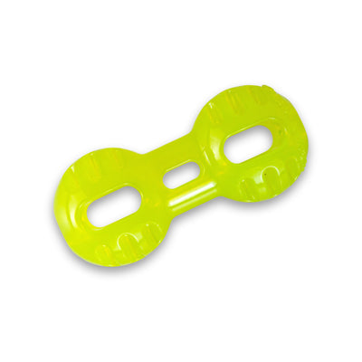 Scream Xtreme Dumbbell Treat Dispenser Toy for Dogs Small 11.5cm Loud Green