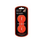 Scream Xtreme Dumbbell Treat Dispenser Toy for Dogs Small 11.5cm Loud Orange