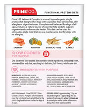 Prime100 Slow Cooked Meals for Dogs Salmon & Pumpkin 354gm