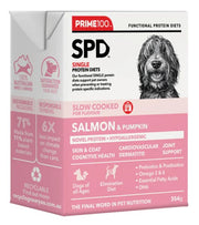 Prime100 Slow Cooked Meals for Dogs Salmon & Pumpkin 354gm
