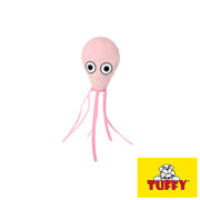 Tuffy Ocean JR Squid Pink Tough Soft Toy for Dogs