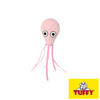 Tuffy Ocean JR Squid Pink Tough Soft Toy for Dogs