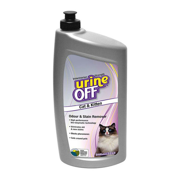 Urine Off Odour & Stain Remover - Cat & Kitten Formula 946ml