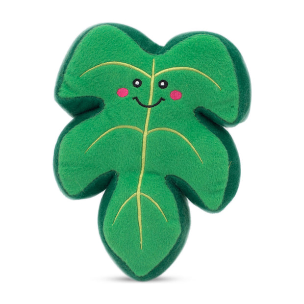 Zippy Paws for Dogs - Squeakie Pattiez Monstera Leaf