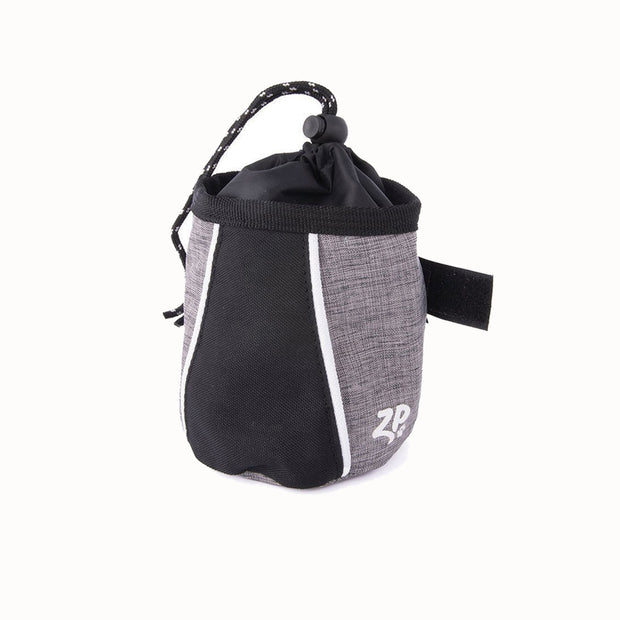 Zippy Paws for Dogs Training Treat Bag Grey