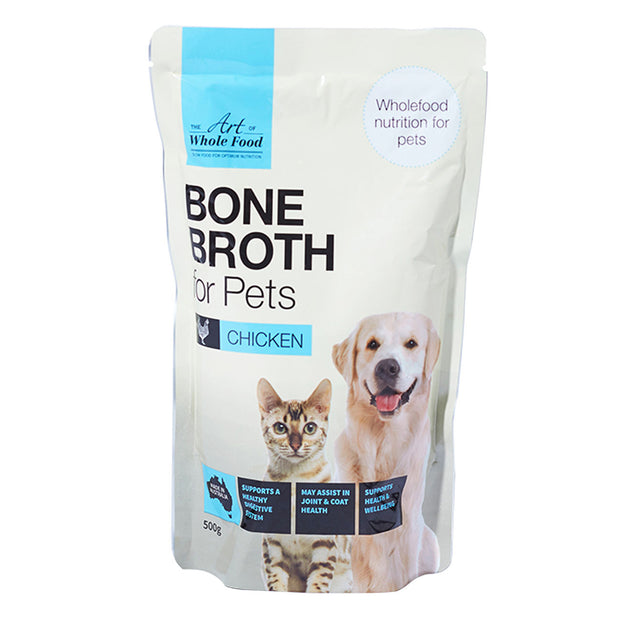 Australian Chicken Bone Broth for Dogs and Cats 500gm