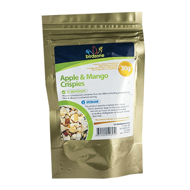 Birdzone Apple & Mango Crispies 30gm