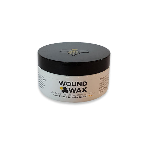 Wound Wax 100gm Honey & Beeswax-based Salve for Dogs & Horses